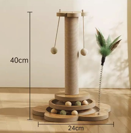 Fun & Durable Cat Scratching Post