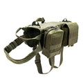 Adventure-Ready Tactical Dog Harness with MOLLE System!