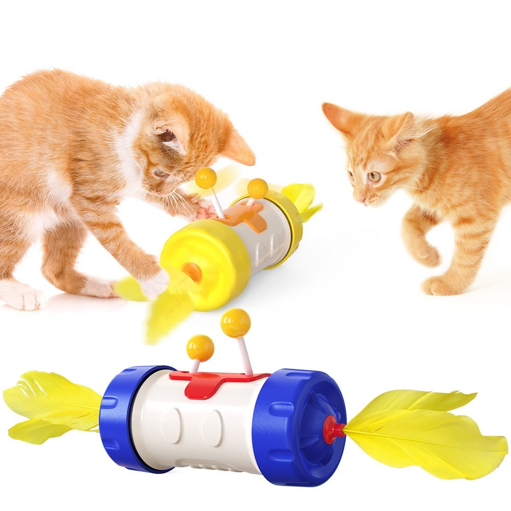 Feather Pole Fun for Purring Pals