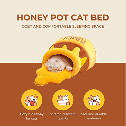 Cozy Dreams for Your Cat – Honey Pot Cat Bed