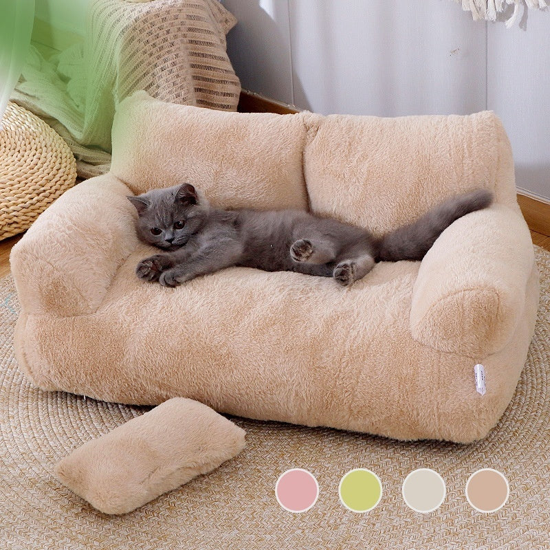 Cozy Plush Pet Bed for Snuggles