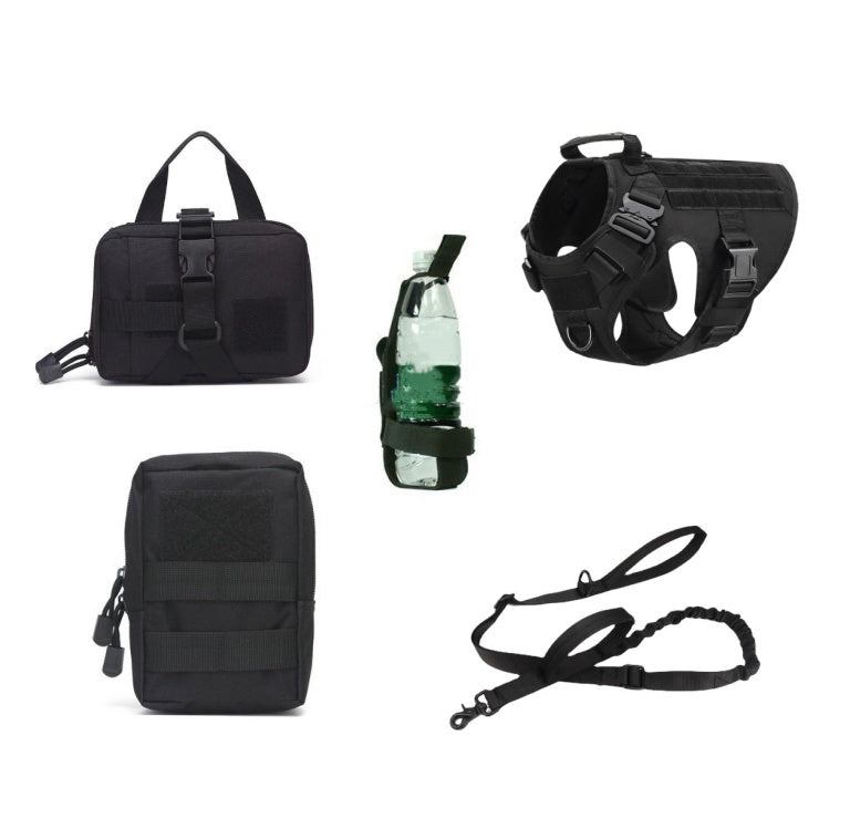Ultimate K9 Tactical Vest Harness with Leash – All Breeds