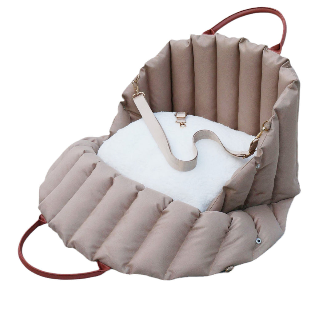 Cozy Portable Pet Carrier for Happy Car Adventures