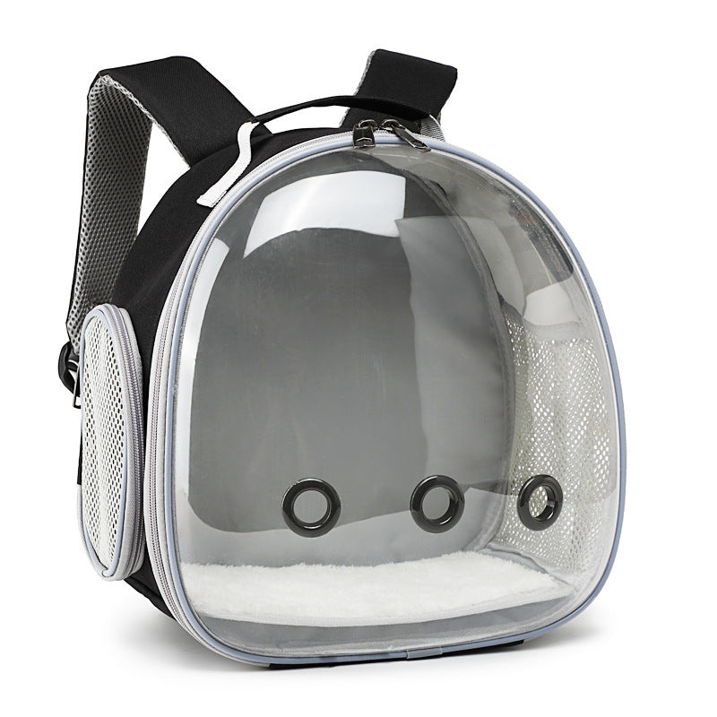 Pet Explorer Backpack: Transparent for Small Buddies!