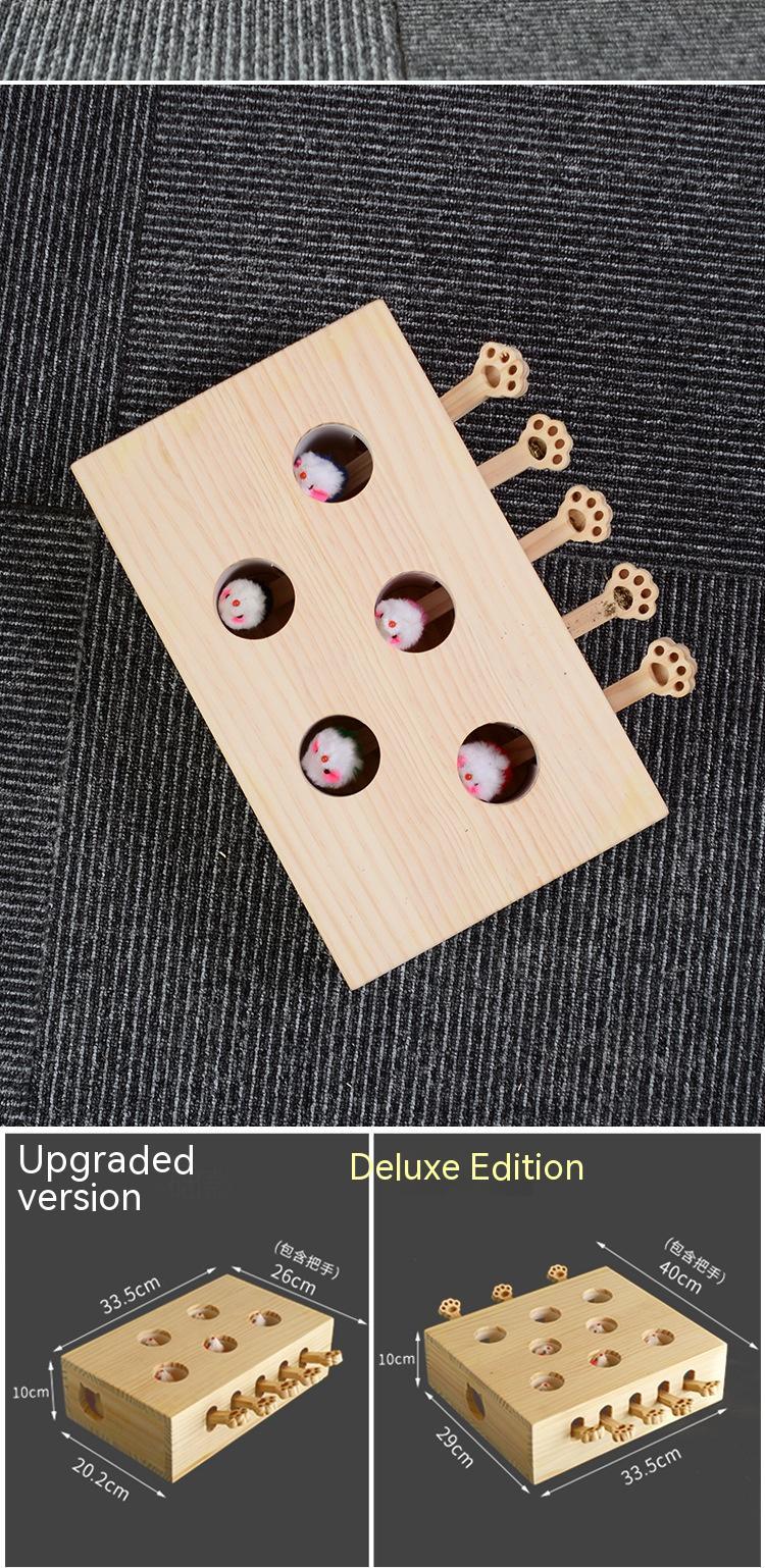 Giggle-Worthy Catnip Whac-A-Mole on Solid Wood
