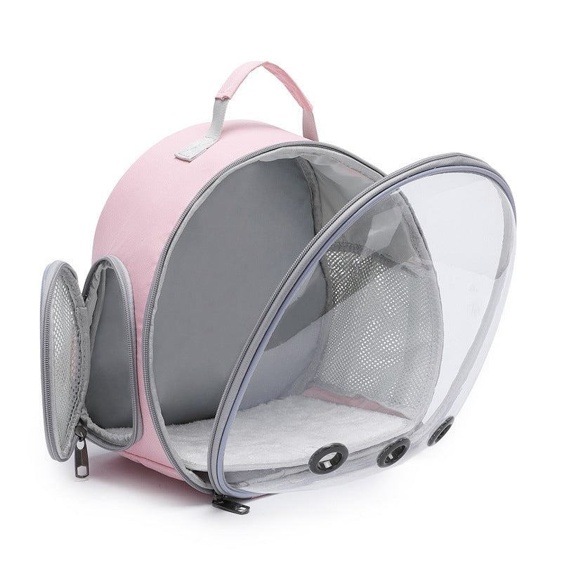Pet Explorer Backpack: Transparent for Small Buddies!