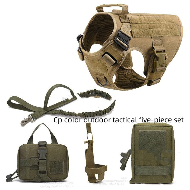 Ultimate K9 Tactical Vest Harness with Leash – All Breeds