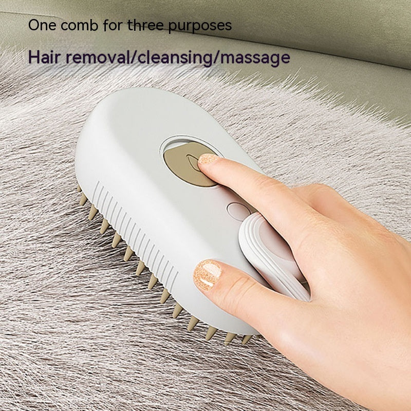 Wag-Worthy 3-in-1 Steam Brush for Happy Pet Hugs