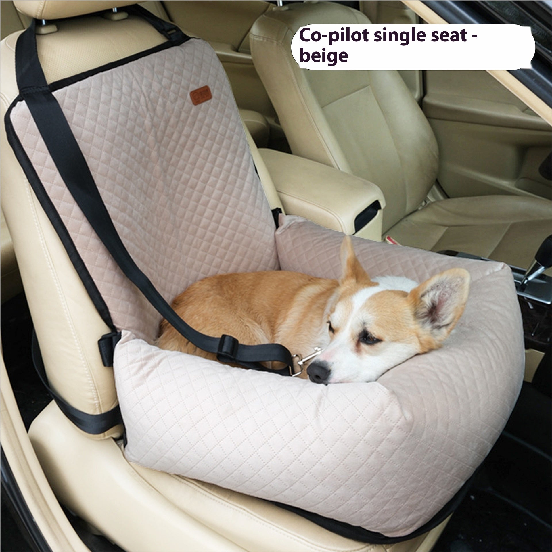 Cozy Car Seat Bed for Happy Pet Adventures