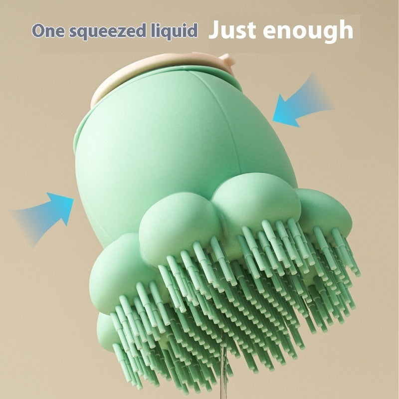 Fun Pet Bath Massage Silicone Comb