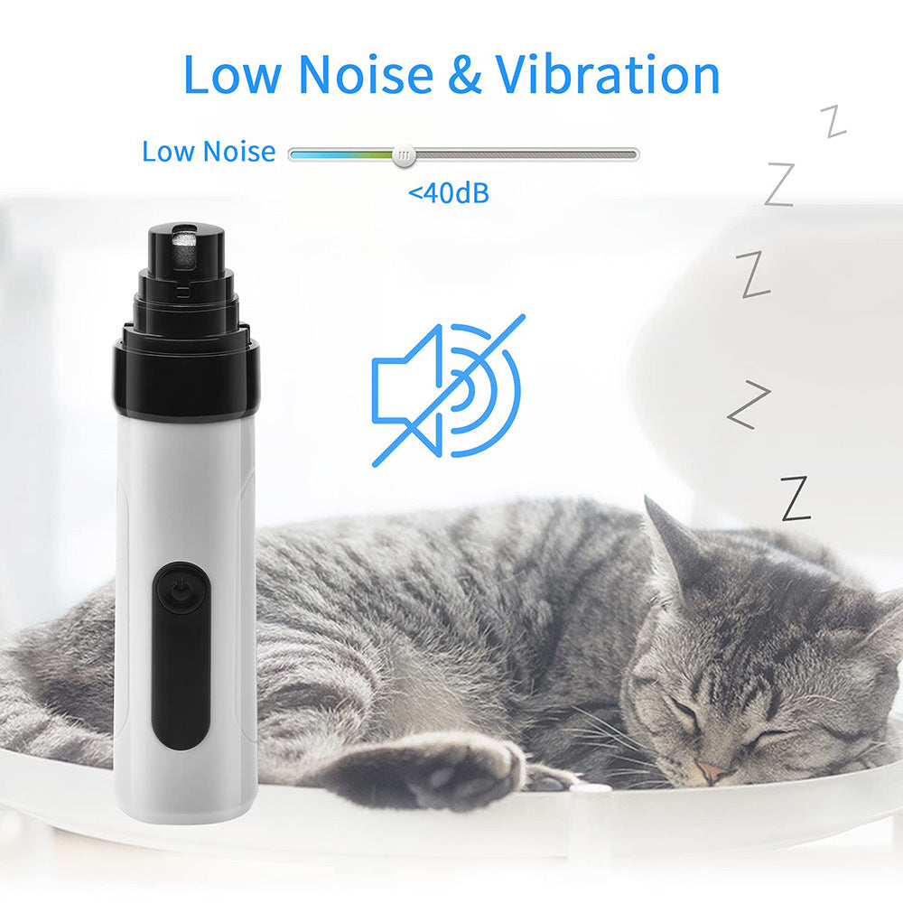 Gentle Rechargeable Dog Nail Clippers for Stress-Free Grooming