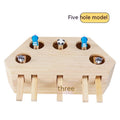 Pawsome Whac-a-Mole: Solid Wood Cat Puzzle