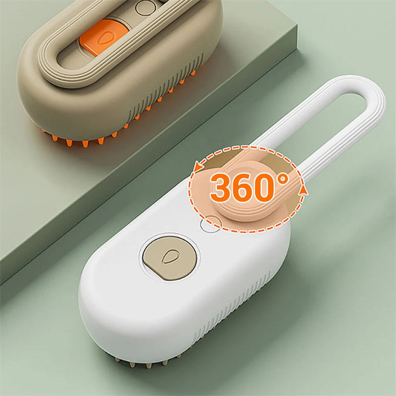 Wag-Worthy 3-in-1 Steam Brush for Happy Pet Hugs
