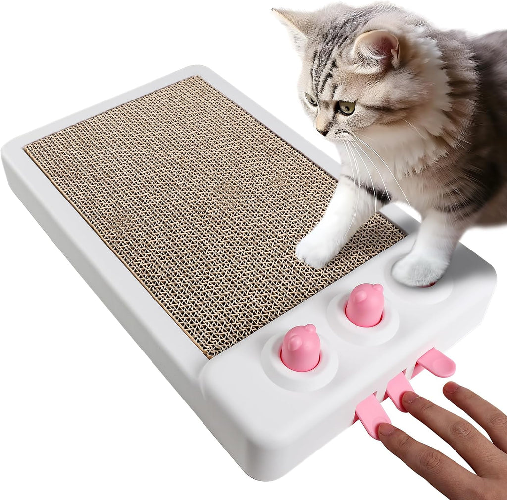 Meow-velous Whack-a-Mole Scratcher for Playful Indoor Cats