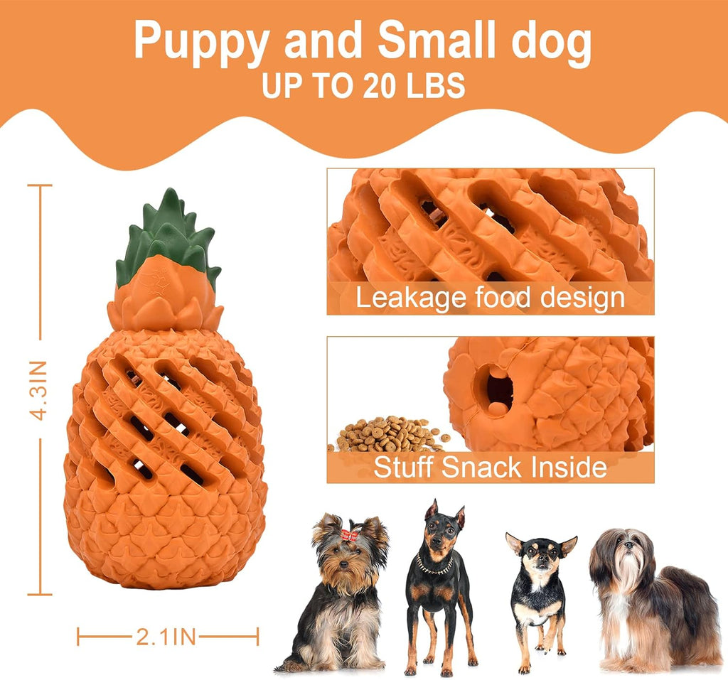 Pineapple Power Chew Toy for Tough Pups