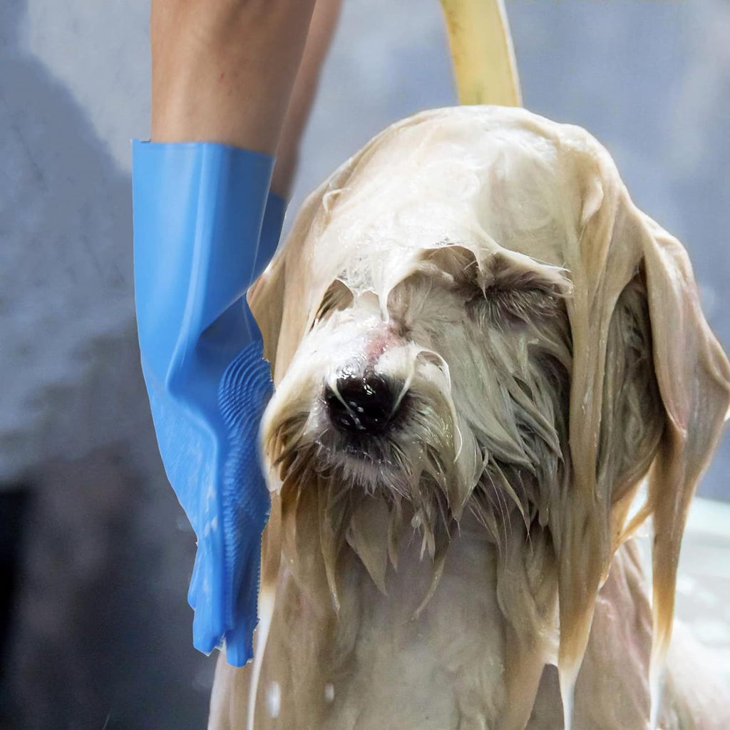 Easy-Clean Pet Grooming Gloves Joy