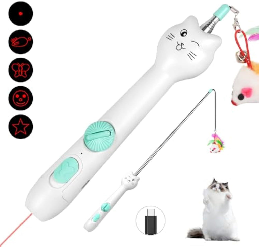 Rechargeable Cat Laser Wand for Endless Fun