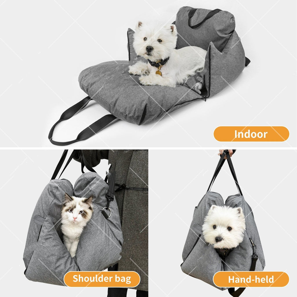 Comfy Removable Pet Travel Kennel for Furry Friends
