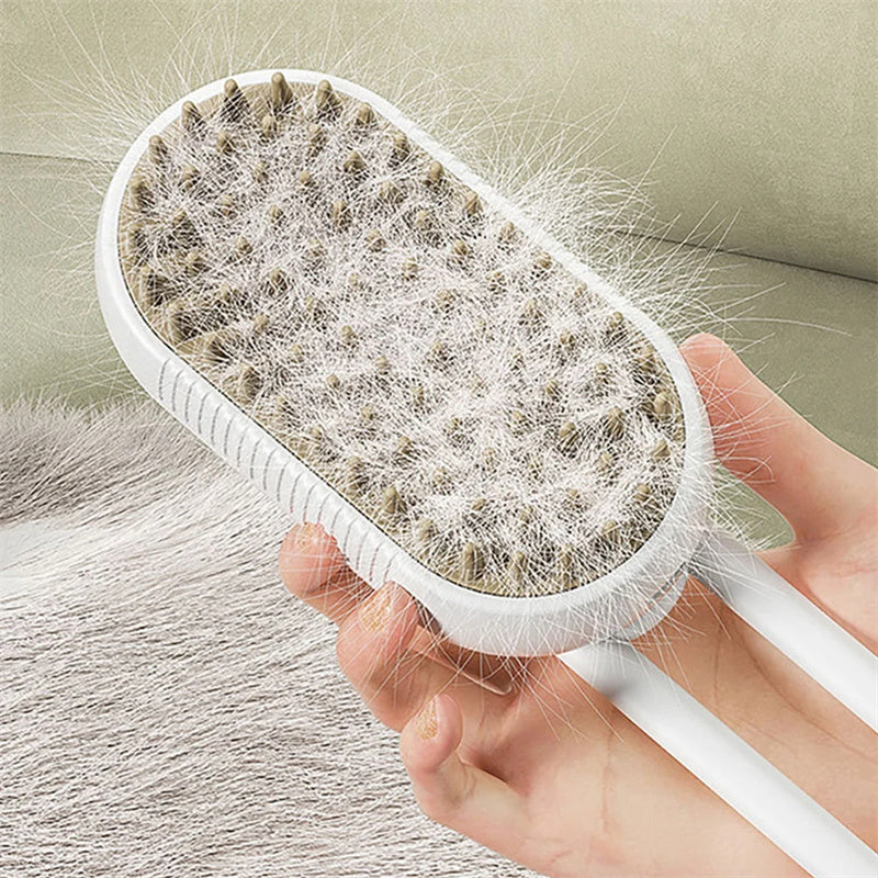 Wag-Worthy 3-in-1 Steam Brush for Happy Pet Hugs
