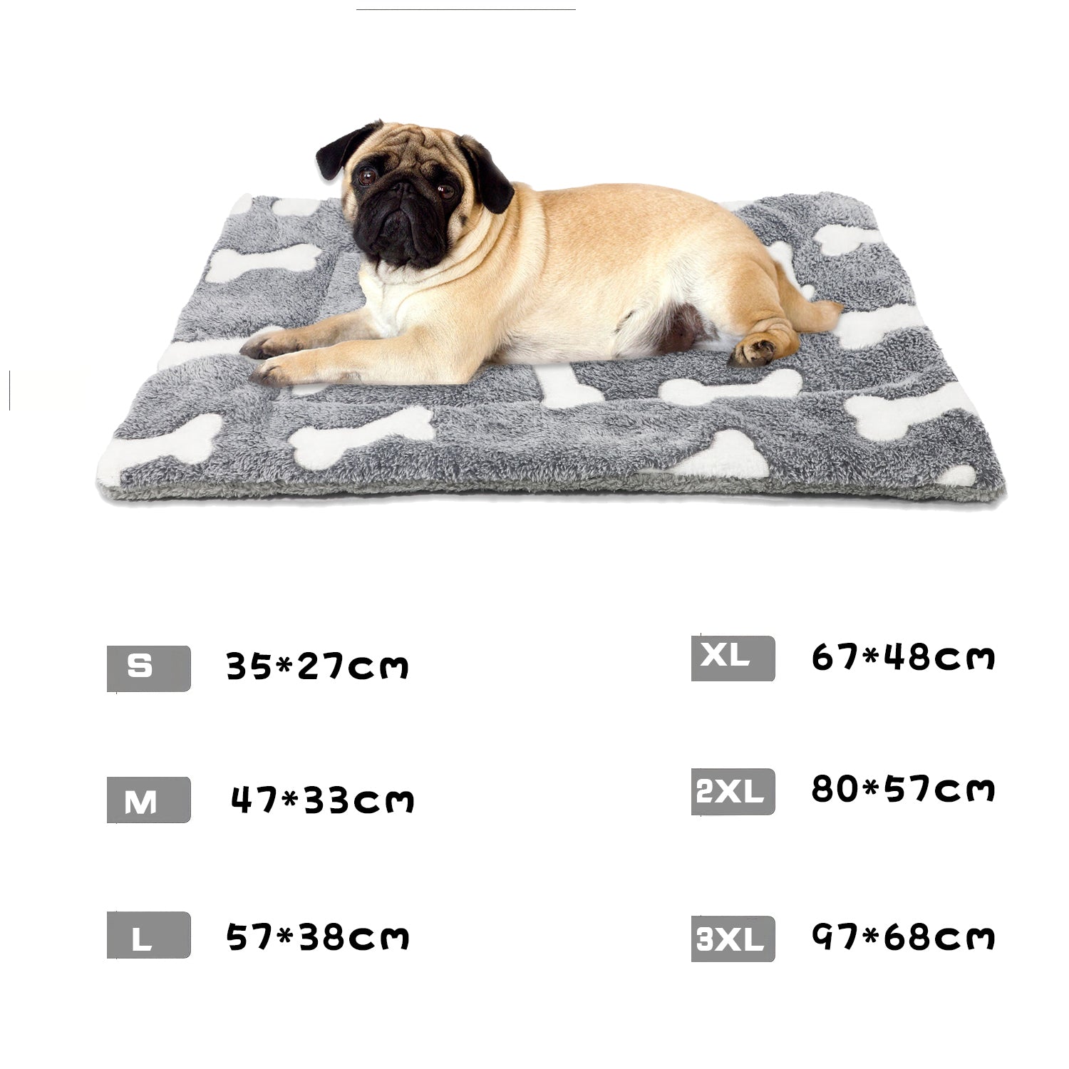 Cozy Up Your Pup: Self-Warming Reversible Fleece Crate Mat for Dogs & Cats
