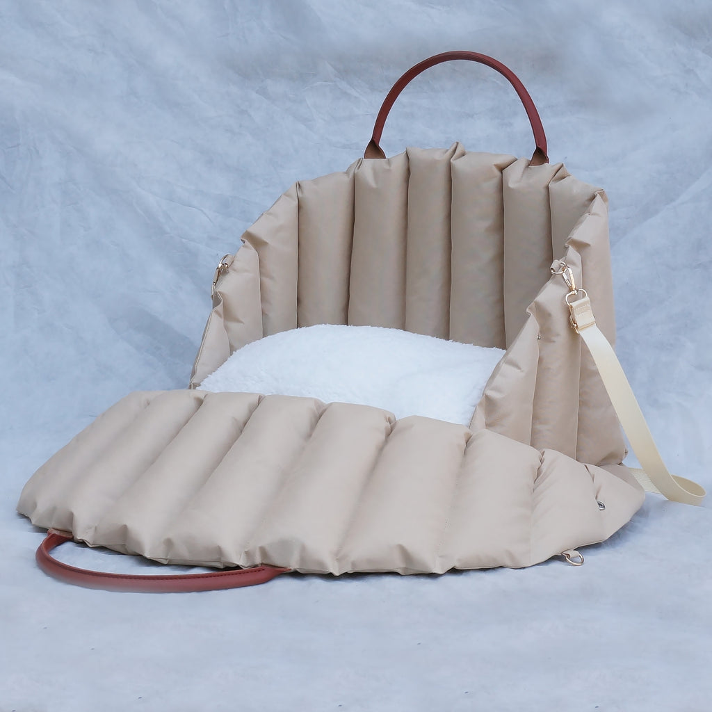 Cozy Portable Pet Carrier for Happy Car Adventures